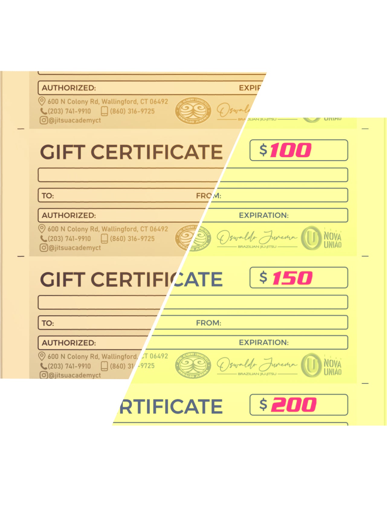 OJ Online Gift Cards - $100/$150/$200